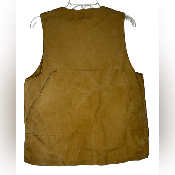 Vintage Sears Roebuck and Co. Field Tested Canvas Zip Hunting Vest Large (40) - Picture 6 of 8